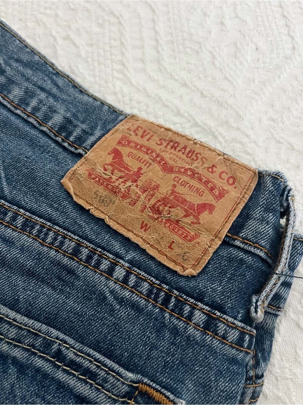Levi's Classic Blue Denim Jeans - Men’s 509s